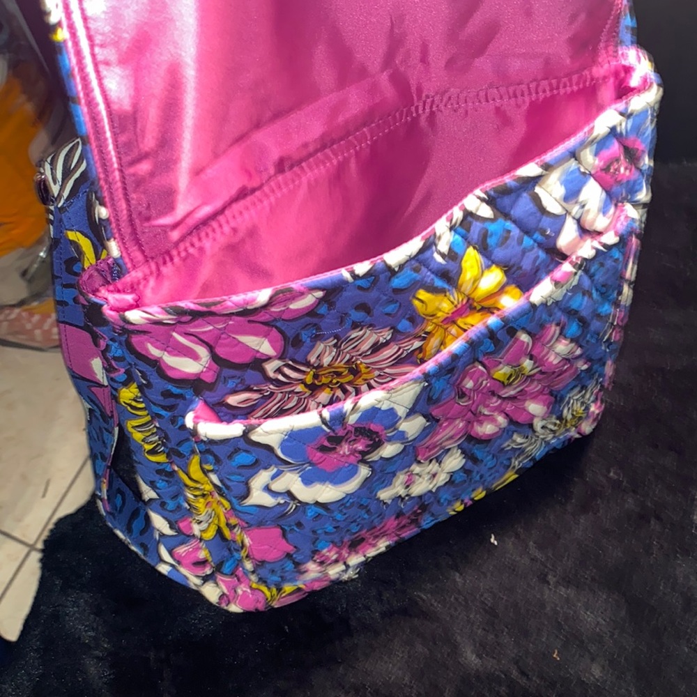 Vera Bradley Shoulder Tote Bag In African Violet - Picture 2 of 5